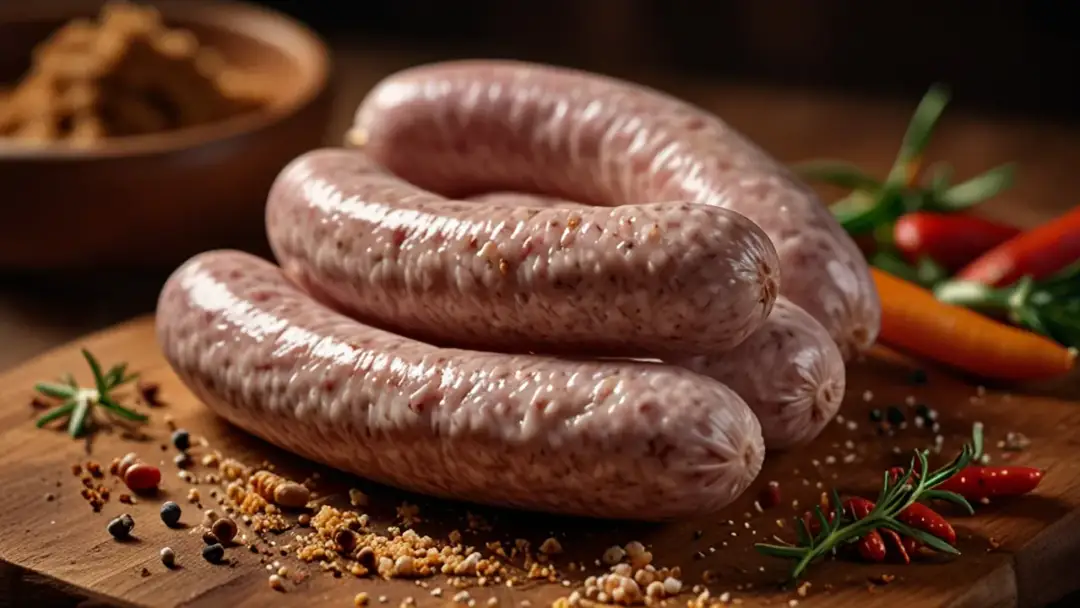 Biała kiełbasa: Przepis na domową białą kiełbasę o wadze 3 kg