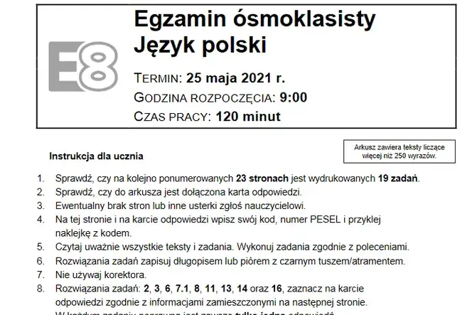 Ile czasu trwa matura z polskiego? Sprawdź, co musisz wiedzieć