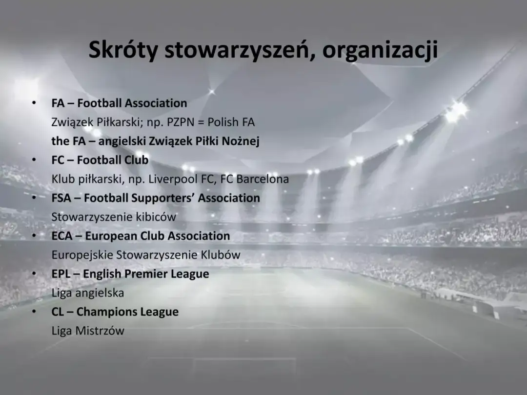 Jak jest po angielsku piłka nożna? Odkryj różnice w terminologii