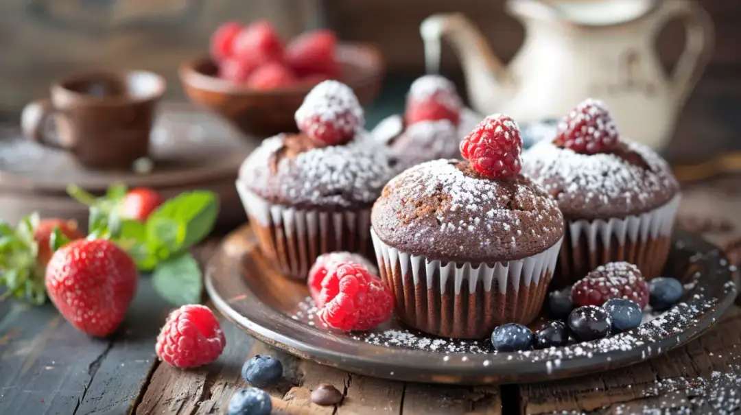 Babeczki jogurtowe z czekoladą: Mini desery na każdą okazję. Łatwe!