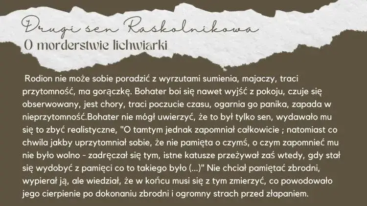 Znaczenie snów Raskolnikowa: Klucz do psychiki bohatera w arcydziele