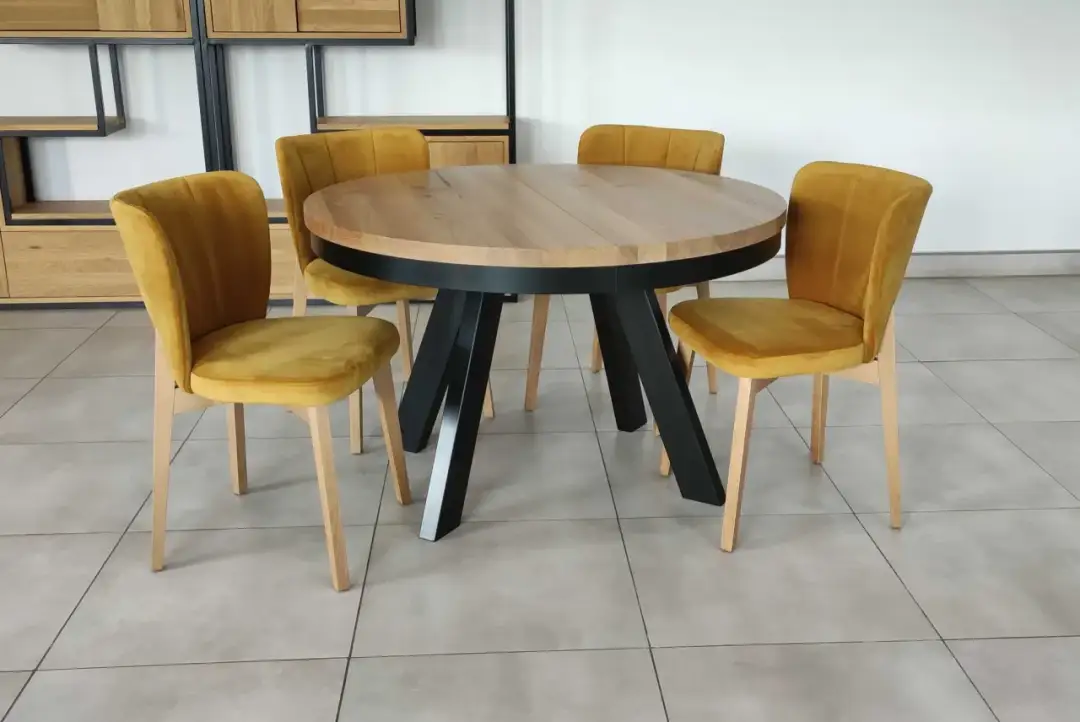 Jakie krzesła do okrągłego stołu? Stwórz piękną i funkcjonalną jadalnię