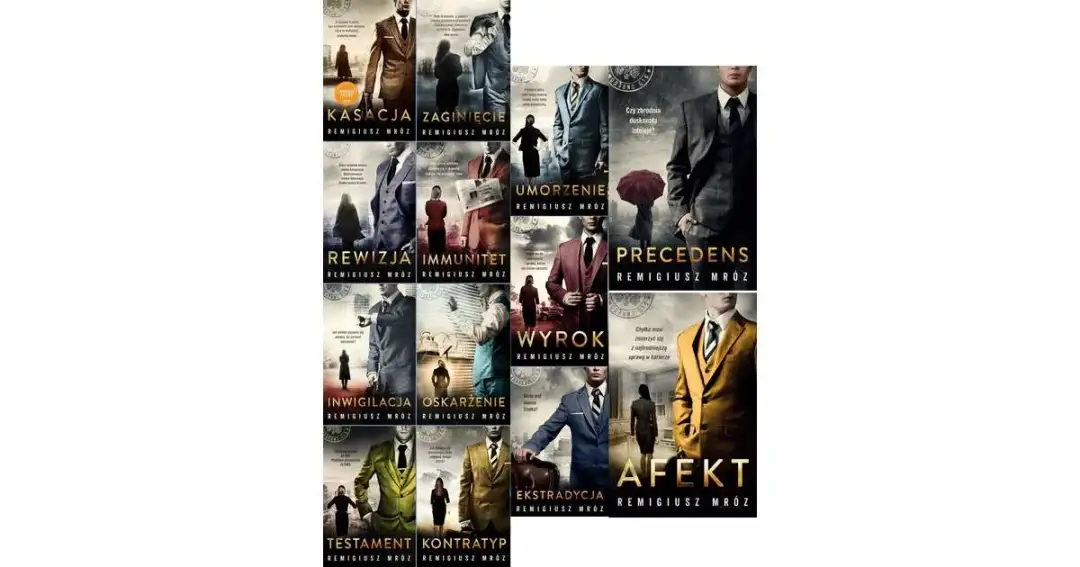  Seria Chyłka Remigiusza Mroza - Jaka jest kolejność tomów i ile ich jest?