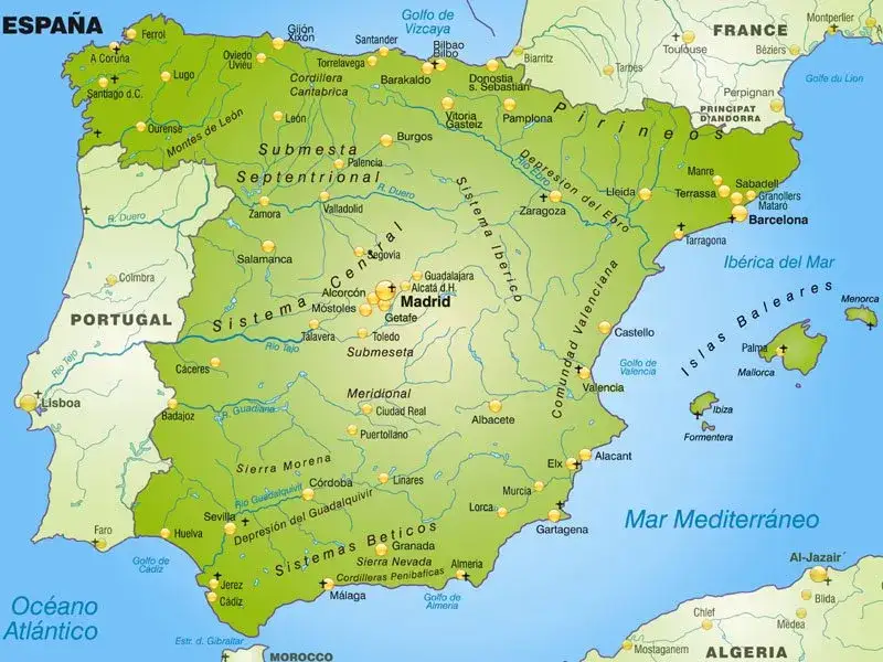 Malaga na mapie Europy: fascynujące położenie miasta w Hiszpanii