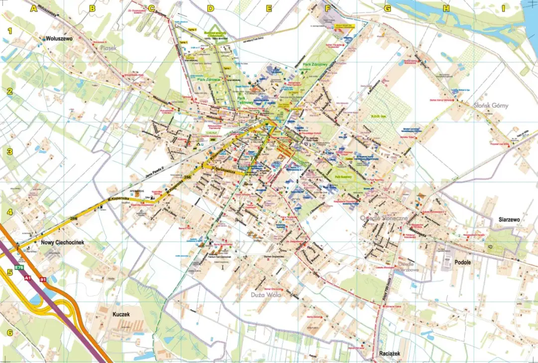 Gdzie leży Ciechocinek na mapie Polski? Odkryj jego lokalizację