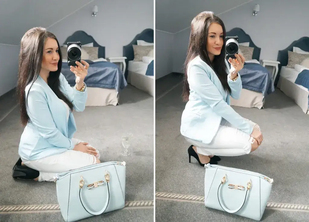 Niebieska torebka stylizacje: jak stworzyć modne i eleganckie outfity