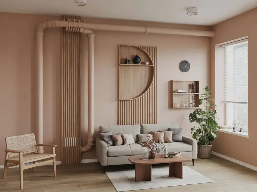 Jak zasłonić rury na ścianie? 5 metod i kreatywne pomysły DIY