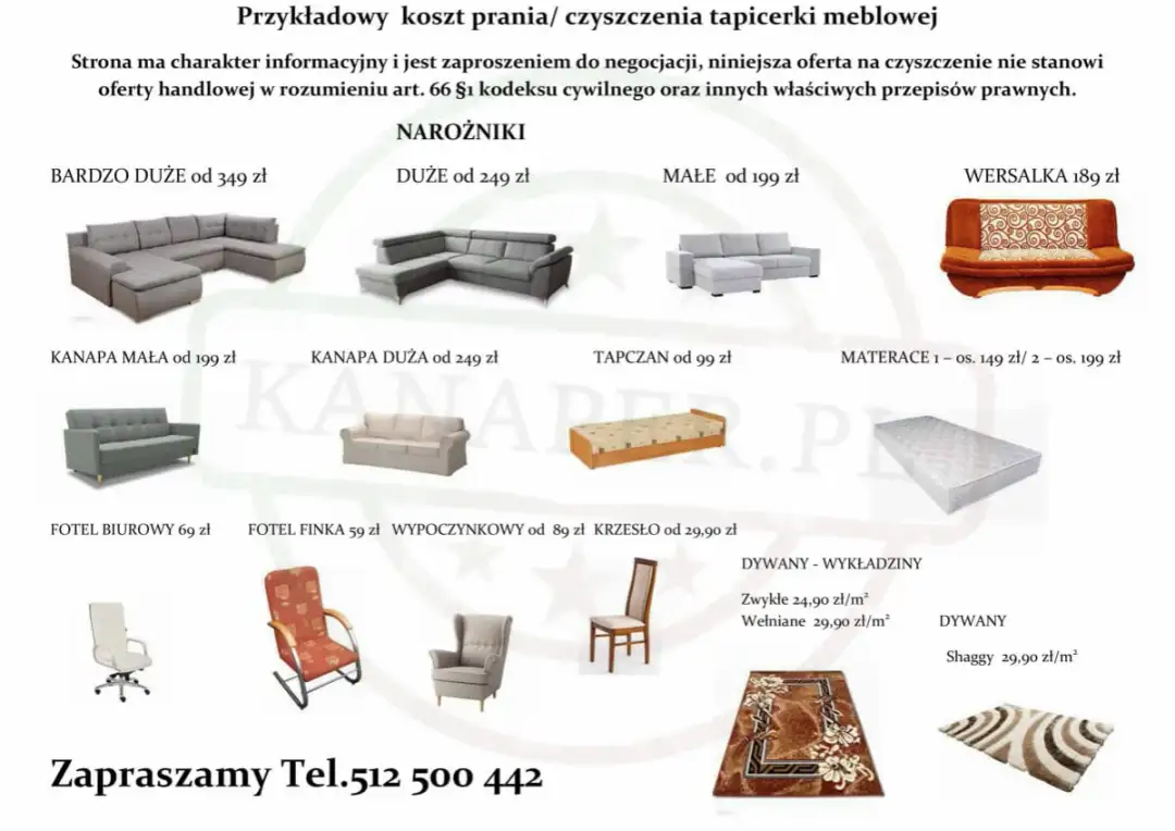 Ile kosztuje pranie kanapy? Sprawdź ceny i uniknij wysokich wydatków