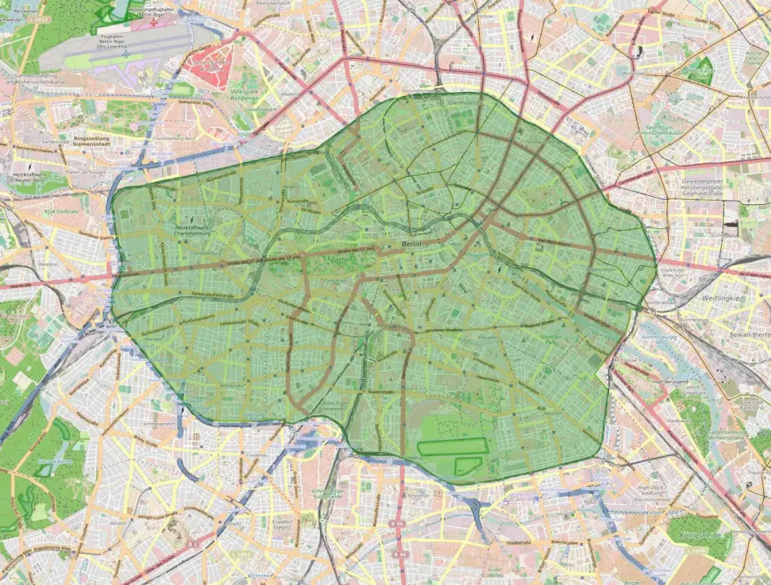 Strefa ekologiczna Berlin - Mapa i zasady