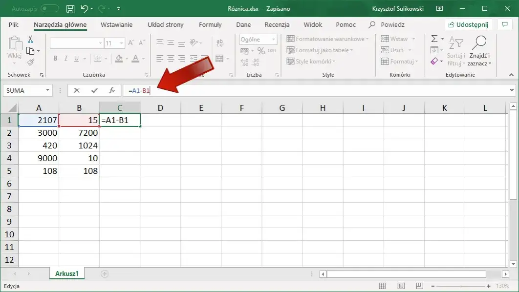 Jak obliczyć różnicę w Excelu - proste metody na szybkie wyniki