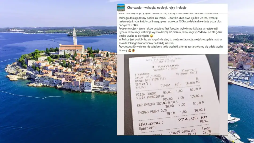 Ile kosztuje pizza w Chorwacji? Ceny w popularnych miejscach i więcej