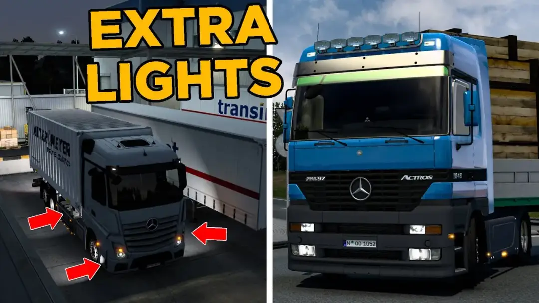 Mercedes-Benz Actros MP3 – najlepsze mody do Euro Truck Simulator 2