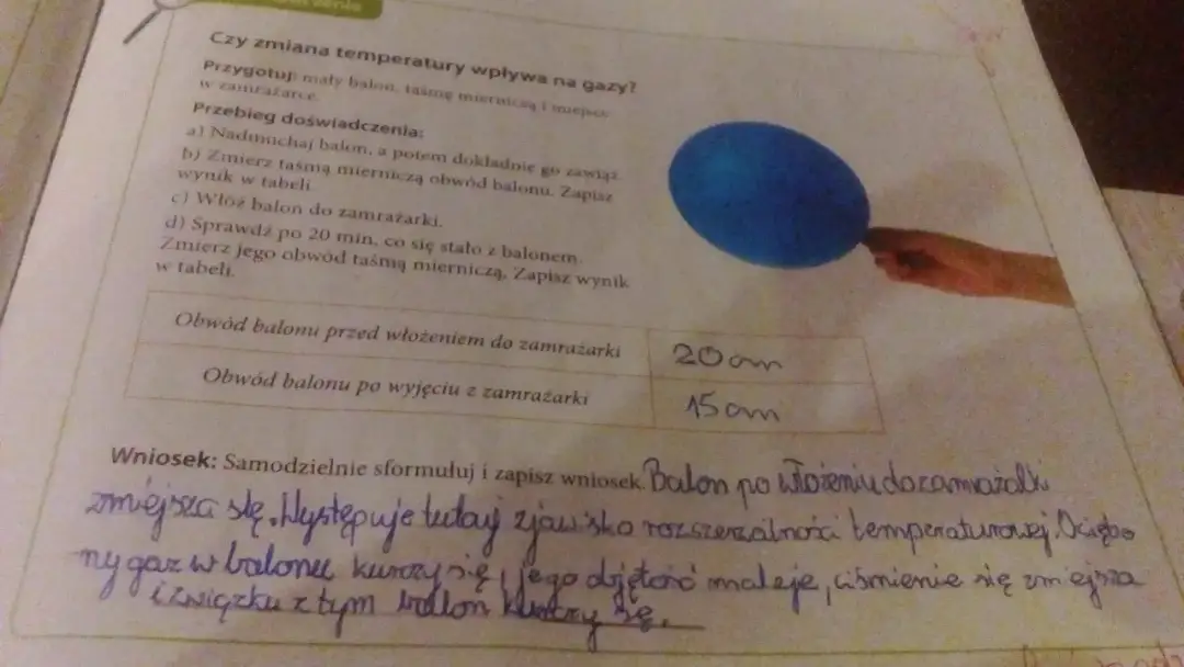 Czy zmiana temperatury wpływa na gazy? Zaskakujące doświadczenie z balonem
