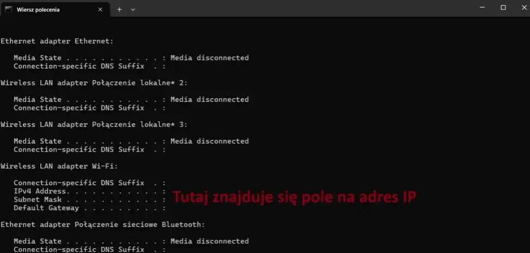 Urządzenie w sieci komputerowej któremu przypisano adres IP - co to znaczy?
