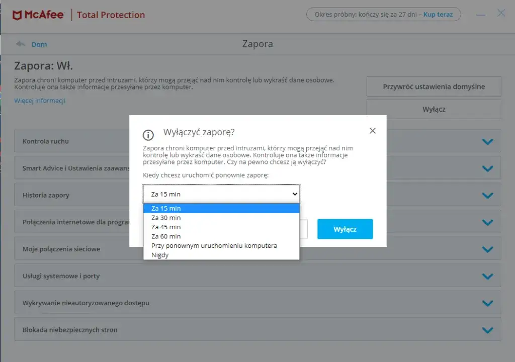 Jak wyłączyć antywirusa McAfee i uniknąć zagrożeń dla systemu