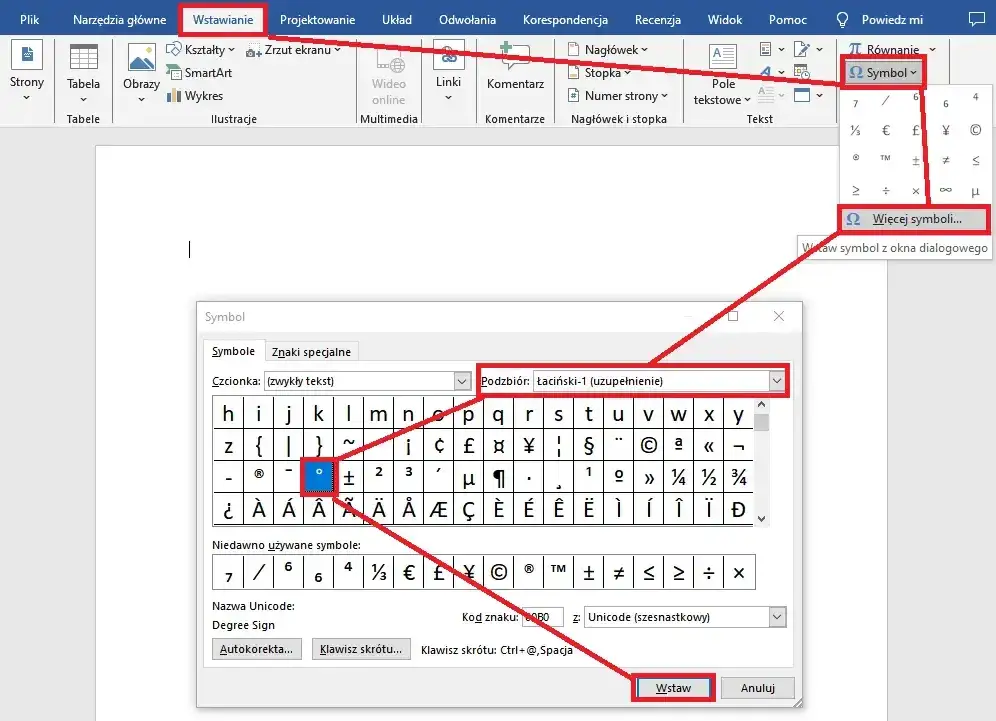 Jak napisać stopnie Celsjusza w Wordzie: prosty sposób na symbol °C