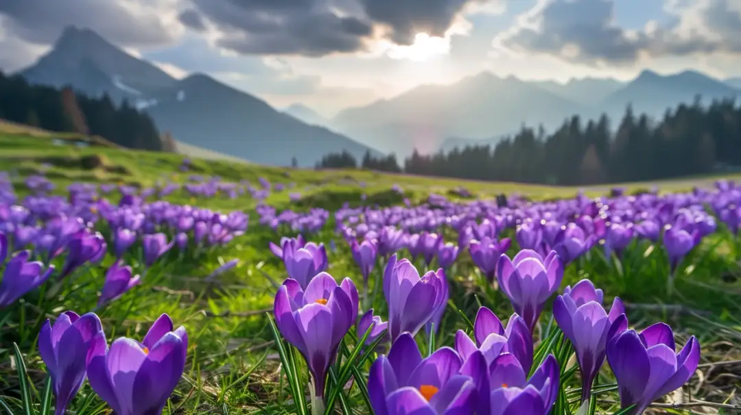 Kwitnące krokusy w Dolinie Chochołowskiej: kiedy zobaczyć?