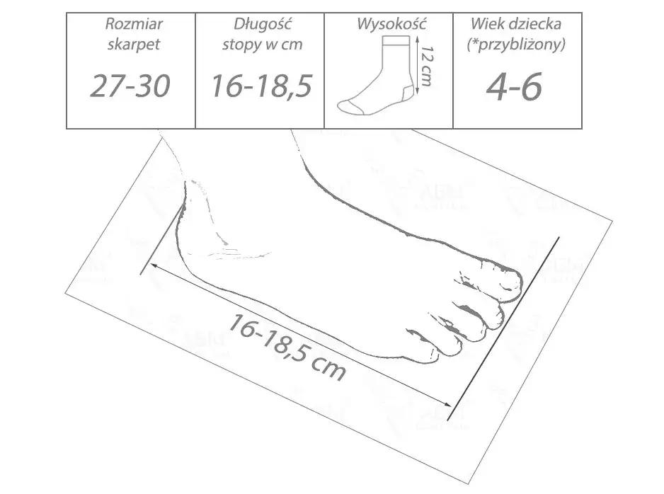 Rozmiar skarpetek 19/21: Wiek i długość stopy wszystko, co musisz wiedzieć.