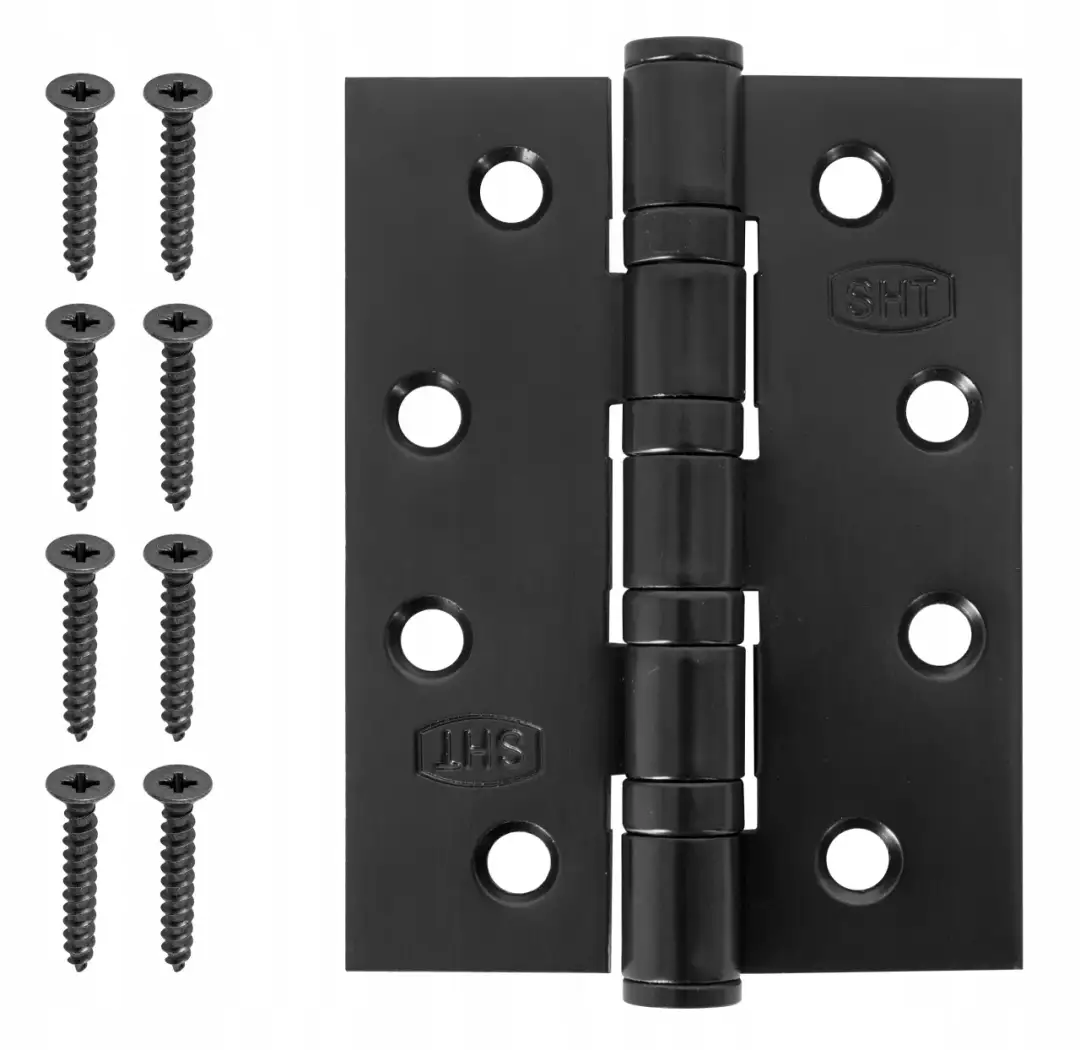 Zawiasy do drzwi wewnętrznych - Czarne zawiasy do drzwi pokojowych