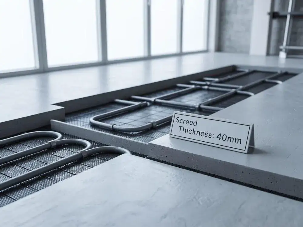 Jaka grubość wylewki na ogrzewanie podłogowe, aby uniknąć problemów?