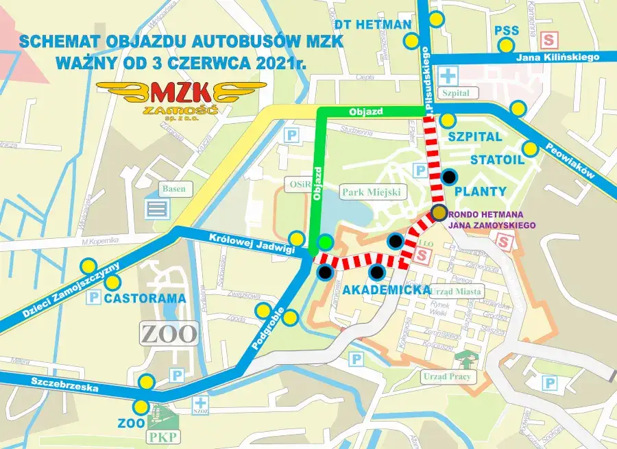 Linia 44 Zamość-Niewirków: Gdzie wsiąść i sprawdzić rozkład?