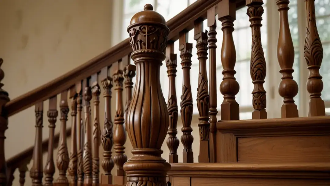 Tralki drewniane toczone: eleganckie elementy balustrad i schodów