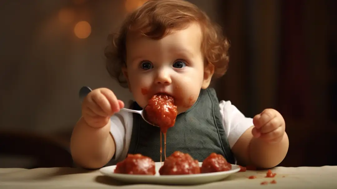 Pulpety niemowlaka w soczystym sosie pomidorowym - smaczny posiłek dla dzieci
