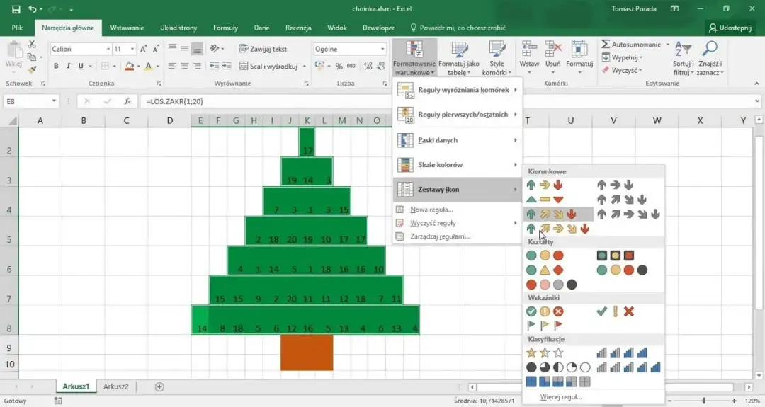 Jak zrobić choinkę w Excelu: 3 kreatywne metody dekoracji