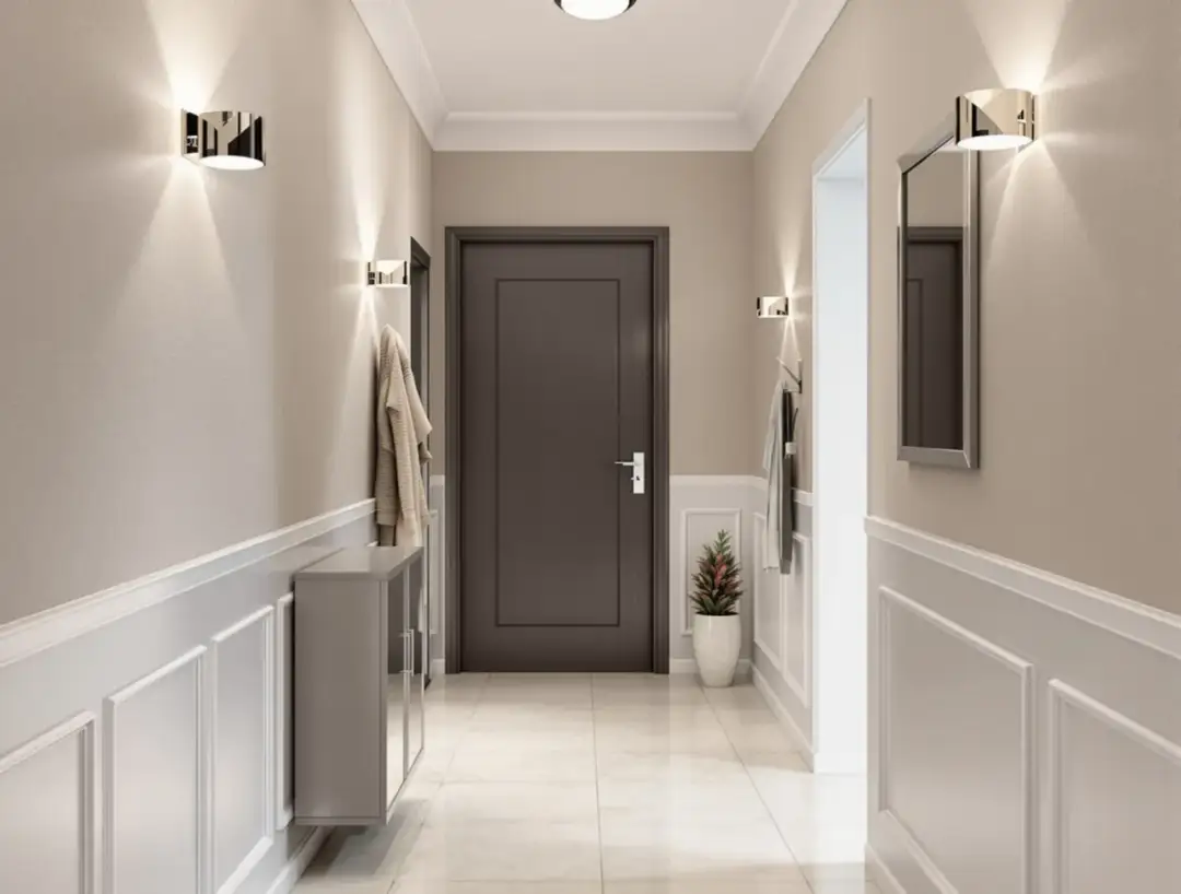 Co na ścianę w przedpokoju, by się nie brudziła? Trwałe rozwiązania