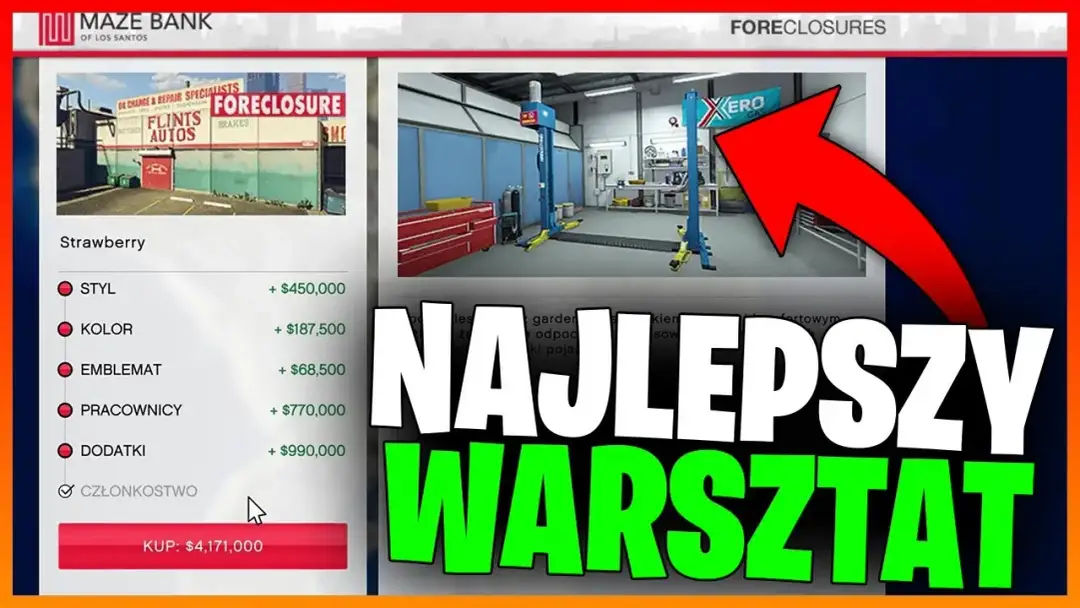 Jak kupić warsztat tuningowy w GTA Online i uniknąć błędów