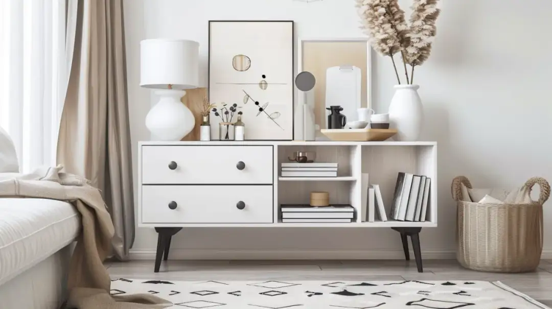 Komoda z regałem - funkcjonalne rozwiązanie do przechowywania