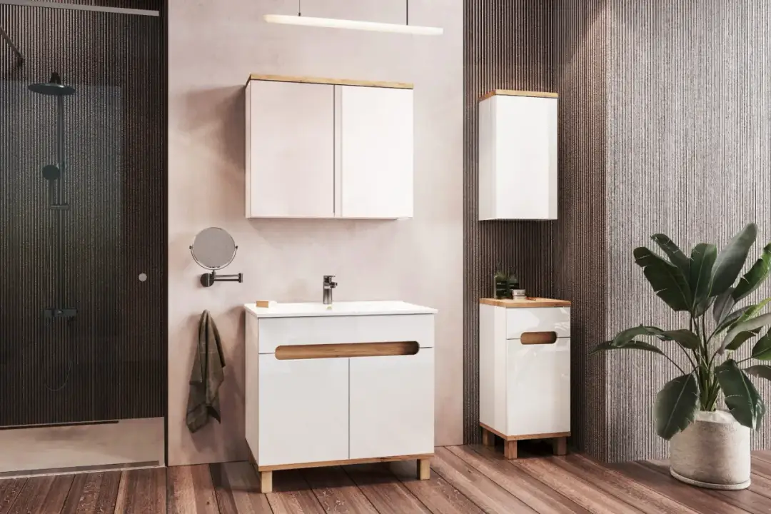 Lustro czy szafka lustrzana – co lepiej wybrać do małej łazienki?