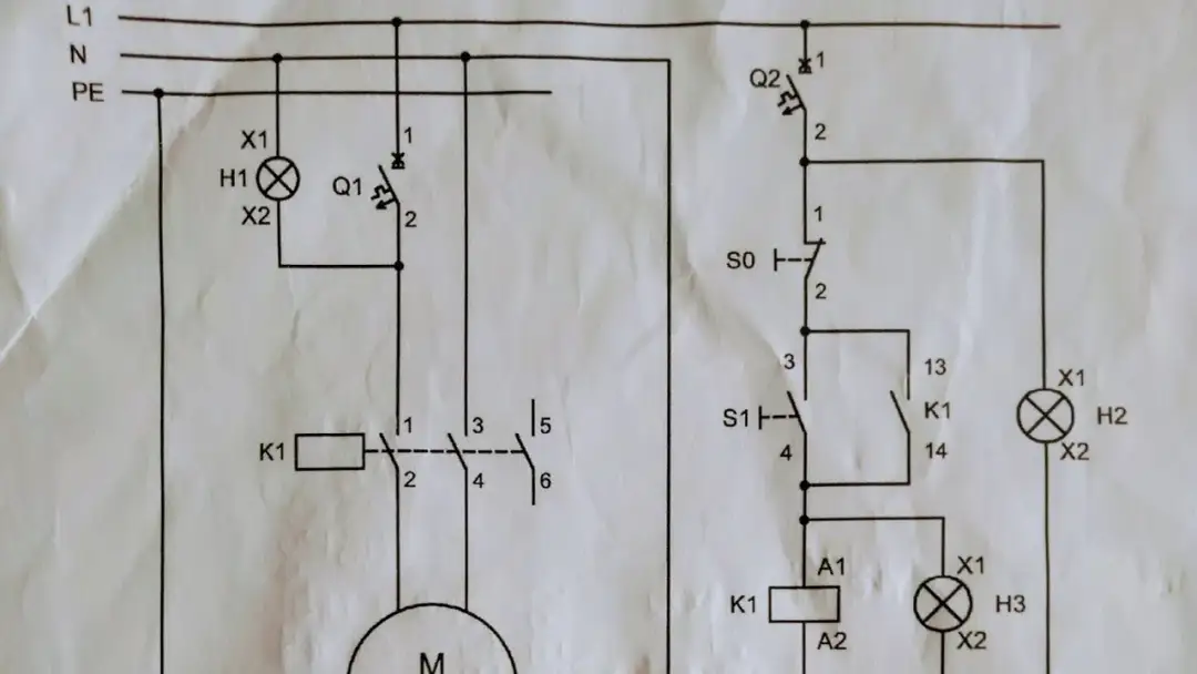 Jak prawidłowo rozpoznać symbole stycznika na schemacie elektrycznym