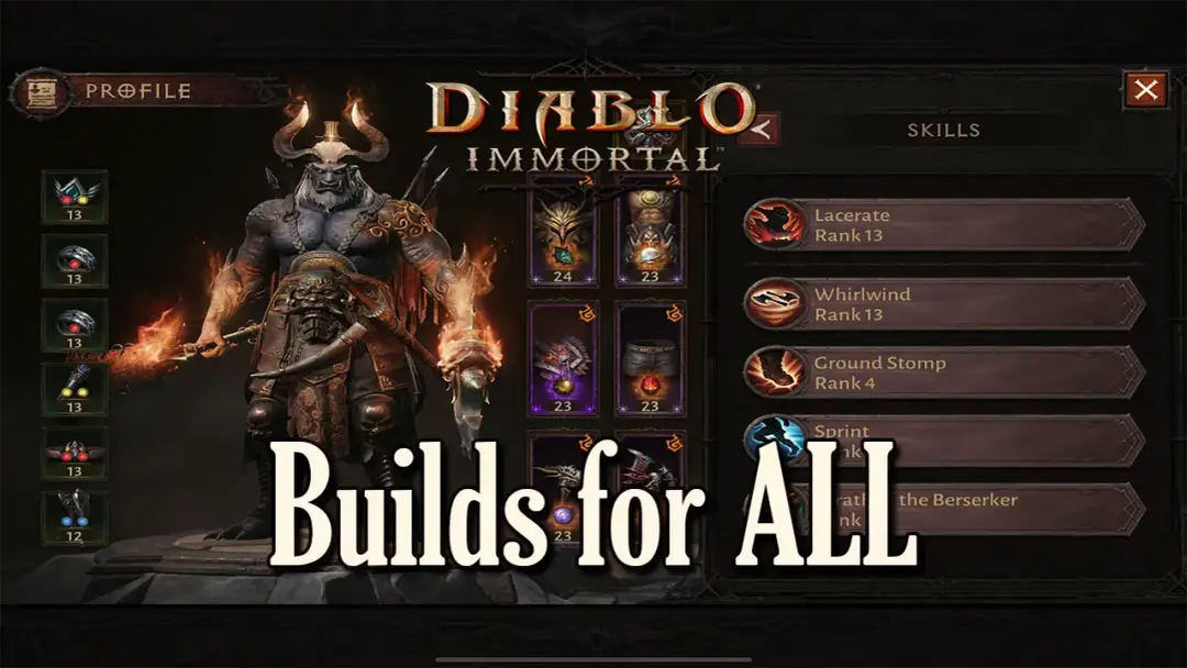 Diablo Immortal: Najlepsze buildy dla wszystkich klas postaci w Sezonie 20