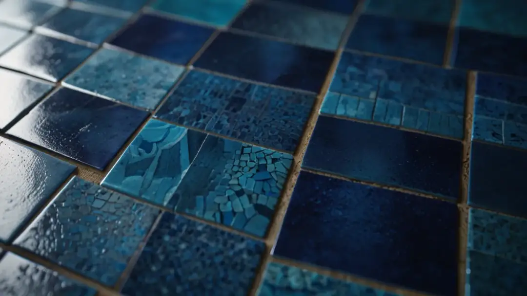 Niebieskie płytki podłogowe: kolory, wzory i jak dopasować do wnętrza?