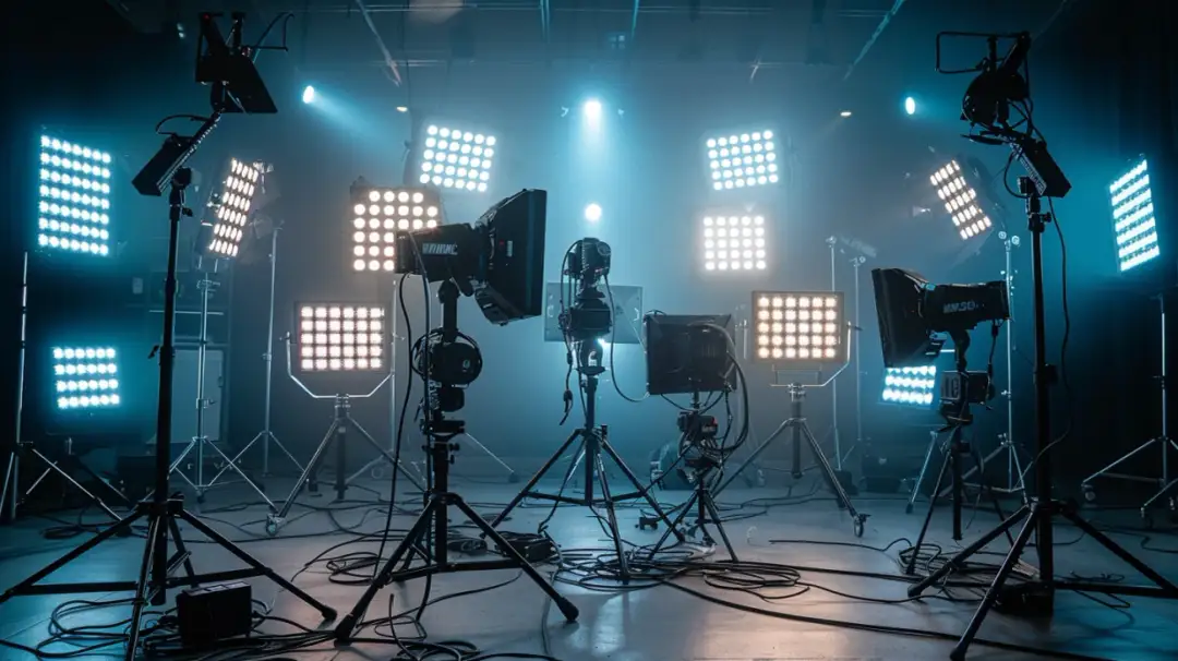 Lampy LED panelowe: uniwersalne oświetlenie filmowe