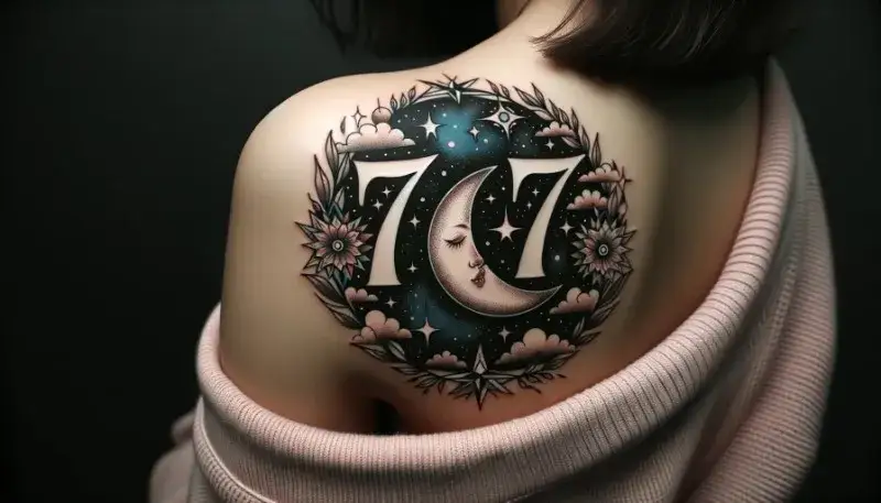 Tatuaż 777 co oznacza? Poznaj ukryte znaczenie i symbolikę liczby 777