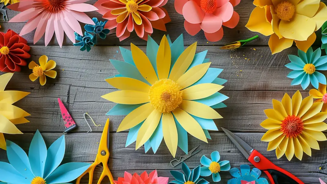 Kwiaty z bibuły: twórz piękne dekoracje z naszym scenariuszem!