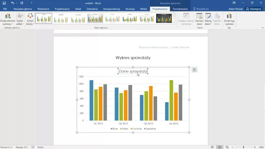 Jak zrobić wykres w Wordzie: 7 prostych kroków + wskazówki