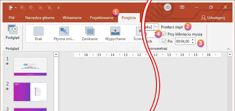 Jak ustawić czas slajdu w PowerPoint - Prosty poradnik krok po kroku