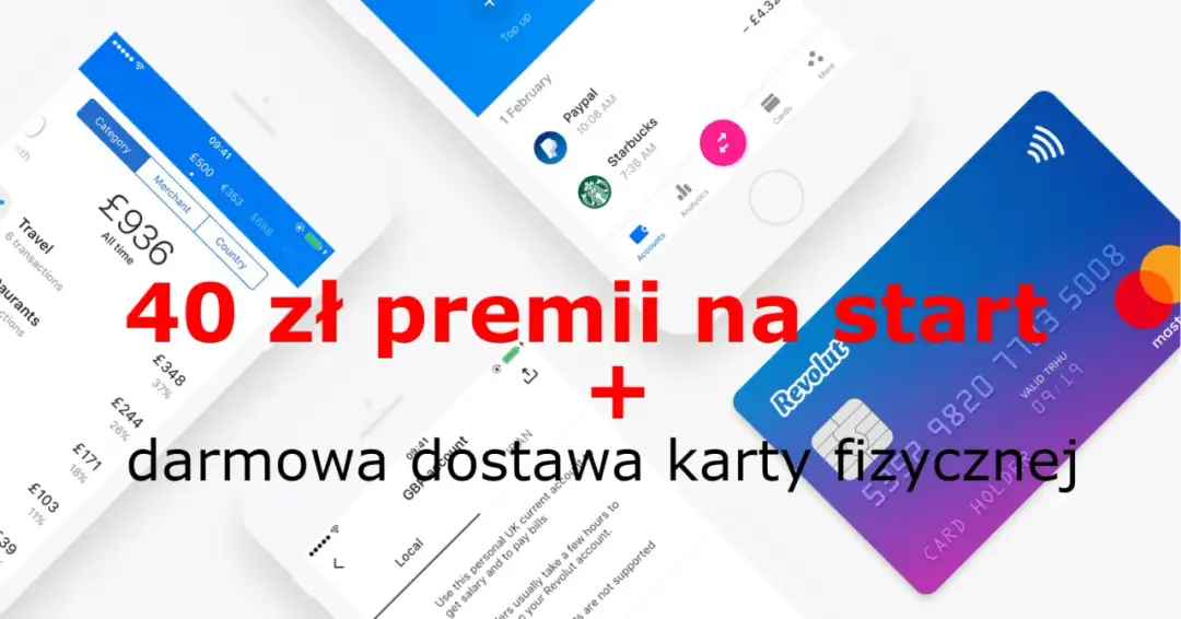 Revolut darmowe 40 zł: Jak odebrać aktualny bonus powitalny na start