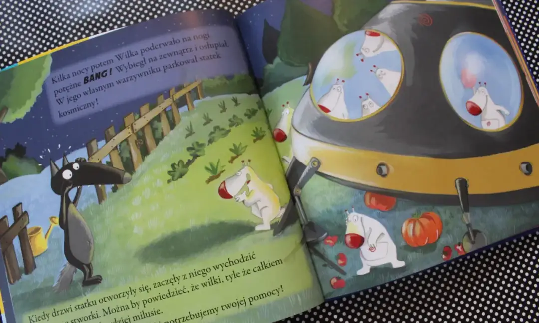 O wilku który poleciał w kosmos - Recenzja wyjątkowej książki dla dzieci
