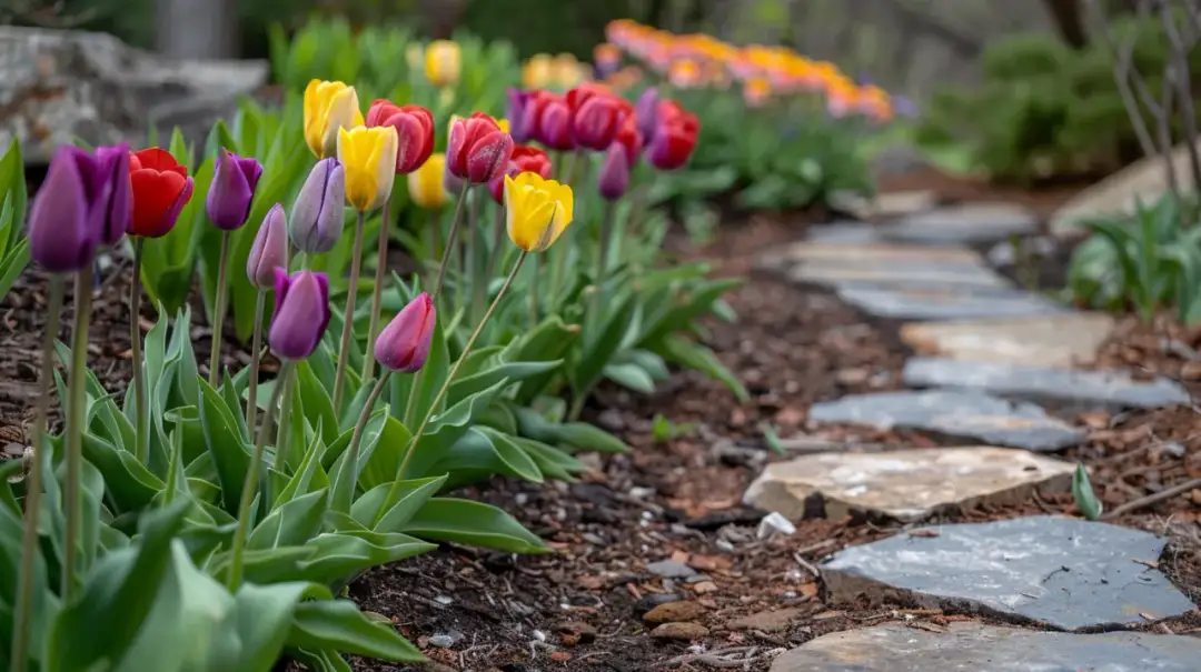 Tulipany aranżacje w ogrodzie - jak tworzyć piękne kompozycje?
