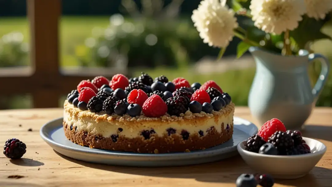 Jak zrobić ciasto z jagodami na oleju i kruszonką? Idealne na lato