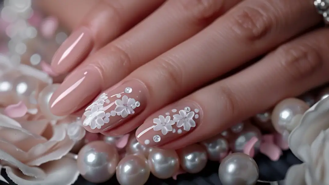 Paznokcie jasny bez: delikatność i klasyka w jednym!