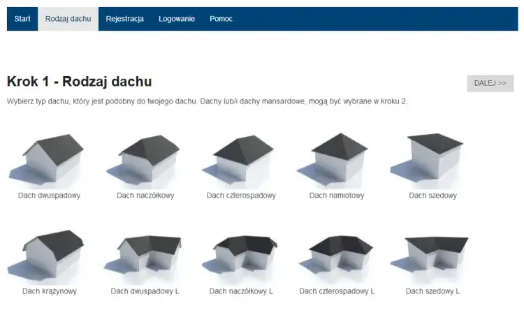 Kalkulator kosztów dachu dwuspadowego: Oszacuj wydatki online