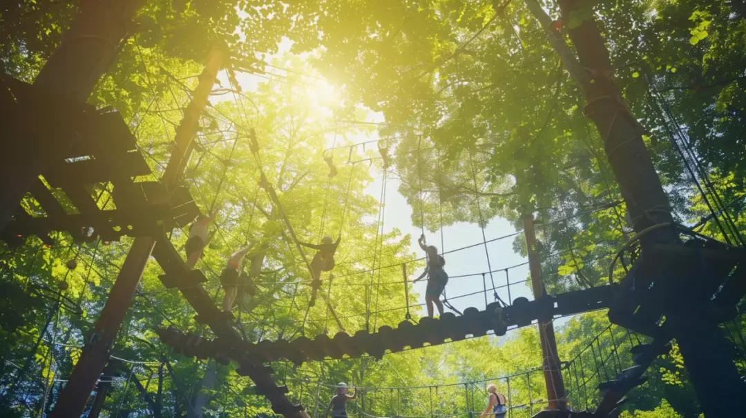 Park linowy w Słupsku: Przygody dla odważnych czekają!