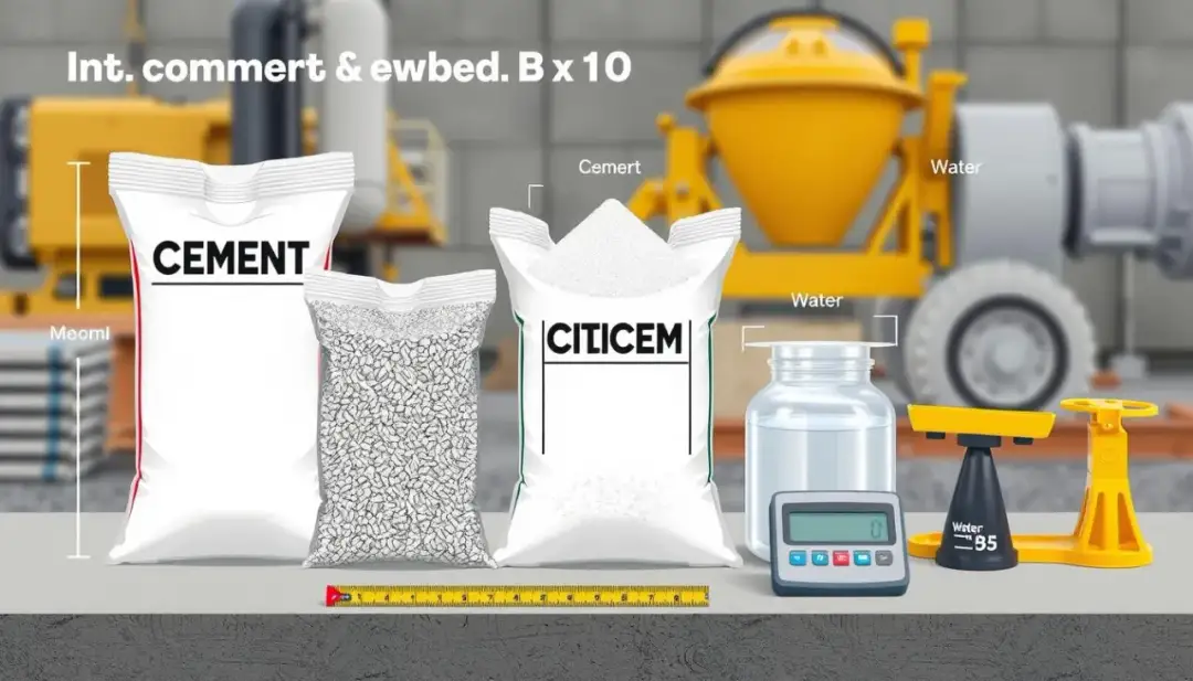 Ile cementu na m3 betonu B10 - uniknij błędów w obliczeniach