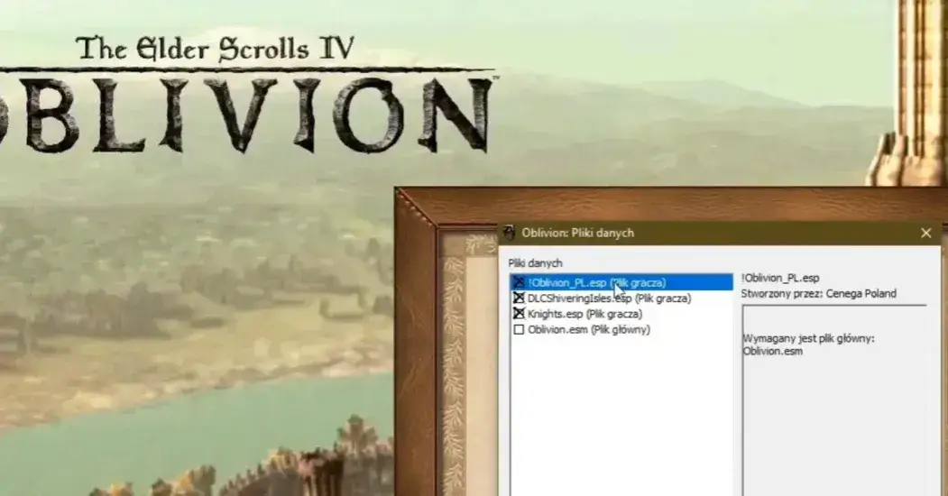 Jak zainstalować spolszczenie do Oblivion na Steam - poradnik