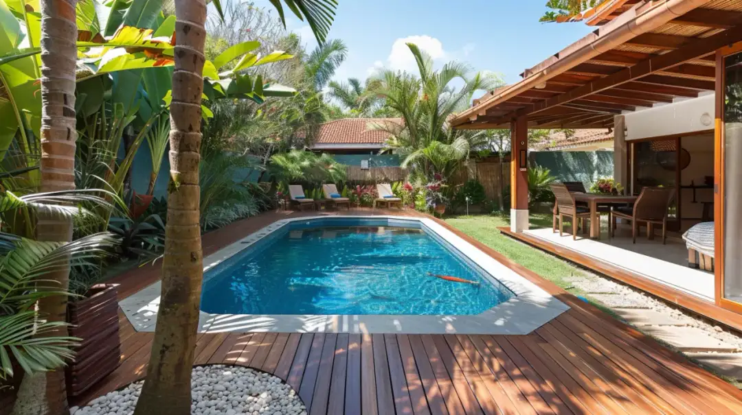 Jak obudować basen ogrodowy? 6 stylowych pomysłów